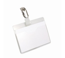 DURABLE Namensschild mit Clip transp., PVC, 60x90mm 25 pcs., 8106/19