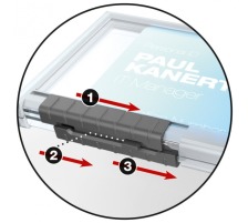 DURABLE Kartenhalter PUSHBOX TRIO f. 3 Karten 10 Stck, 892019