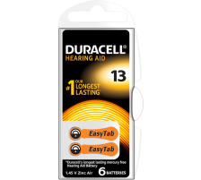 DURACELL Piles Easy Tab PR48, ZincAir, 1.5V 6 pcs., 13