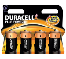 DURACELL Batterien Plus Power D/1,5 V Mono 4 Stck, LR20/MN13