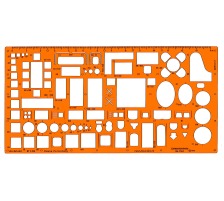 DUX Mblierungsschablone 1:50 Architekt, 7343