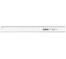 DUX Flachlineal SCOLA 30cm Polystyrol, 81/30