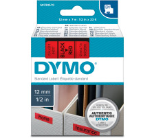 DYMO Schriftband D1 schwarz/rot 12mm/7m, S0720570