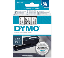 DYMO Schriftband D1 schwarz/weiss 9mm/7m, S0720680