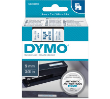 DYMO Schriftband D1 blau/weiss 9mm/7m, S0720690