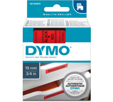 DYMO Schriftband D1 schwarz/rot 19mm/7m, S0720870