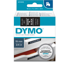 DYMO Schriftband D1 weiss/schwarz 19mm/7m, S0720910