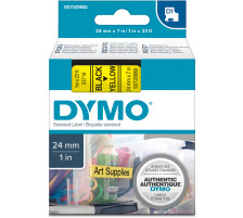 DYMO Schriftband D1 schwarz/gelb 24mm/7m, S0720980