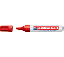 EDDING Permanent Marker No. 1 1-5mm rot, 1-002