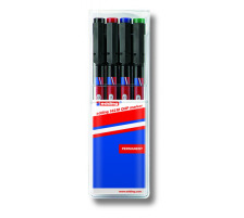 EDDING OHP-Marker permanent 1mm 4er Etui, 142M-E4