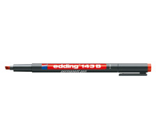 EDDING OHP-Marker permanent 1,0-3,0mm rot, 143B-2