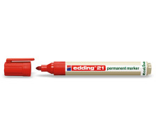 EDDING Permanent Marker 21 1.5-3mm rot, 4-21002