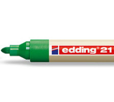 EDDING Permanent Marker 21 1.5-3mm grn, 4-21004