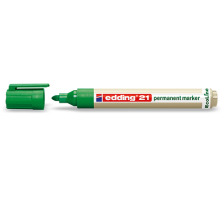 EDDING Permanent Marker 21 1.5-3mm grn, 4-21004