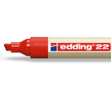 EDDING Permanent Marker 22 1.0-5.0mm rot, 4-22002