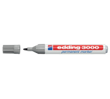 EDDING Permanent Marker 3000 1,5-3mm grau, 3000-12