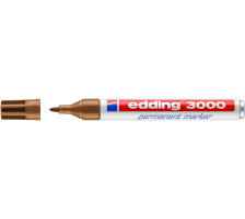 EDDING Permanent Marker 3000 1,5-3mm ocker, 3000-13