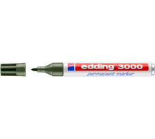 EDDING Permanent Marker 3000 1,5-3mm olivgrn, 3000-15