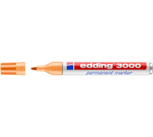 EDDING Permanent Marker 3000 1,5-3mm hellorange, 3000-16