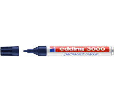 EDDING Permanent Marker 3000 1,5-3mm stahlblau, 3000-17