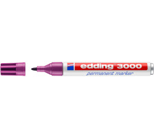 EDDING Permanent Marker 3000 1,5-3mm rotviolett, 3000-20