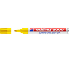 EDDING Permanent Marker 3000 1,5-3mm gelb, 3000-005