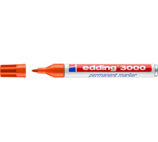 EDDING Permanent Marker 3000 1,5-3mm orange, 3000-006