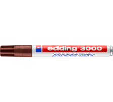 EDDING Permanent Marker 3000 1,5-3mm braun, 3000-007