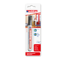 EDDING Permanent Marker 3000 1.5-3mm noir Blister, 3000BLI-1