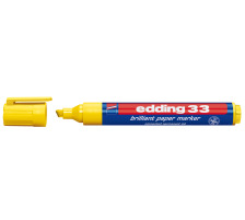 EDDING Permanent Marker 33 1-5mm jaune, 33-5