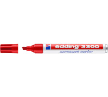 EDDING Permanent Marker 3300 rot, 3300-2