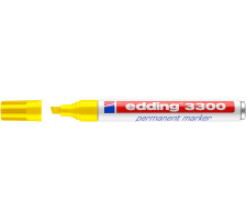 EDDING Permanent Marker 3300 1-5mm jaune, 3300-5