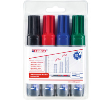 EDDING Whiteboard Marker 365 2-7mm schwarz,rot,blau,grn 4 Stk., 365-E4