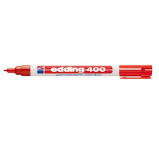 EDDING Permanent Marker 400 1mm rot Blister, 400-2BL