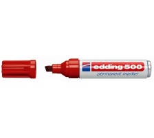 EDDING Marqueur permanent 500 2-7mm rouge, 500-2