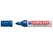 EDDING Marqueur permanent 550 3-4mm bleu, 550-3