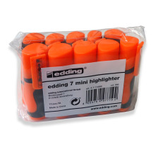 EDDING Textmarker mini Refill-Bag neonorange 10 Stck, 002899-66