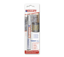 EDDING Paintmarker 750 2-4mm silber Blister, 750-54BL