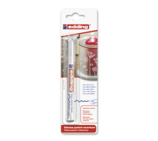 EDDING Paintmarker 751 1-2mm weiss Blister, 751-49BL