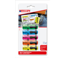 EDDING Textmarker Mini 1-3mm 5 Farben ass., 7BLI-99