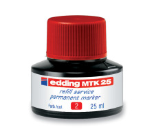 EDDING Encre 25ml rouge, MTK-25-2