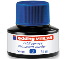 EDDING Encre 25ml bleu, MTK-25-3