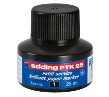 EDDING Encre 25ml noir, PTK-25-1