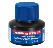 EDDING Encre 25ml bleu, PTK-25-3