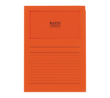 ELCO Dossier Ordo 120g A4 orange, fentre 100 pices, 29489.82