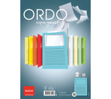 ELCO Dossier Ordo 120g A4 bleu, fentre 10 pcs., 73695.31