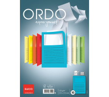 ELCO Dossier Ordo 120g A4 bleu intense, fentre 10 pcs., 73695.32