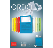 ELCO Dossier Ordo 120g A4 bleu, fentre 10 pcs., 73695.33