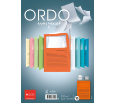 ELCO Dossier Ordo 120g A4 orange, fentre 10 pcs., 73695.82