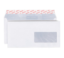 ELCO Envelope fentre droit C5/6 80g, blanc, colle 50 pcs., 74464.12